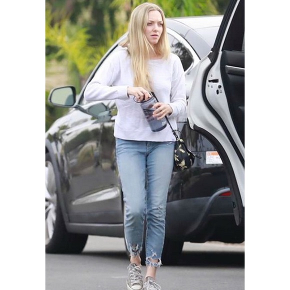 Agolde Sophie Crop Jean with Distressed Hem - Picture 16 of 16